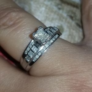 .50 Carat (ctw) Diamond Invisible Princess Ring